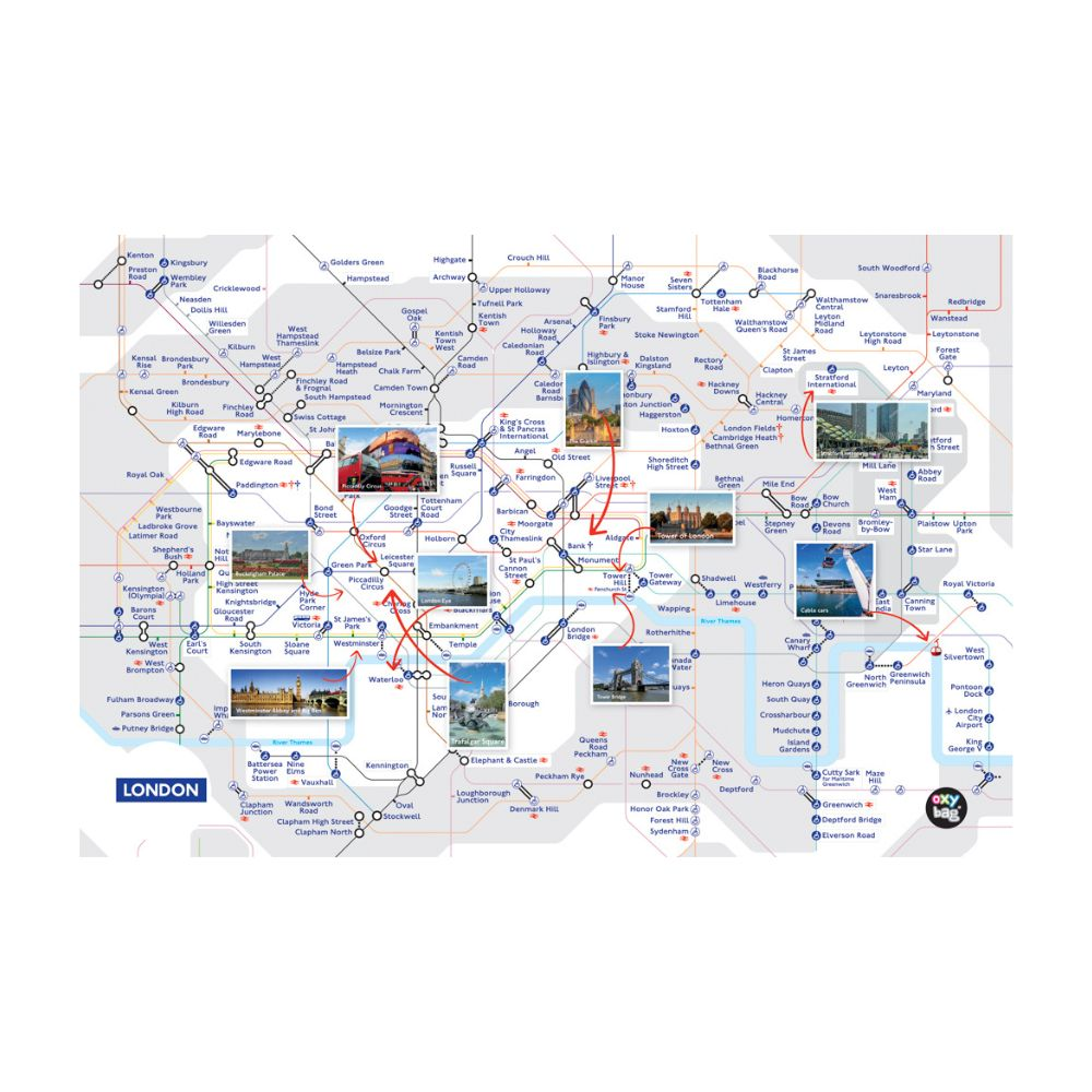 Podložka na stůl PP 60 × 40 cm - London