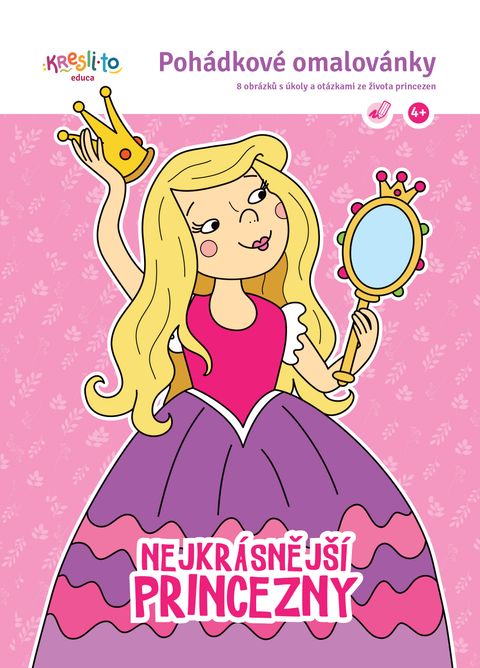 Obrázek produktu: Pohádkové omalovánky - Nejkrásnější princezny
