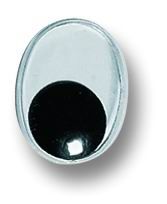 Pohyblivé oči - oválné, 12 × 9 mm, 100 ks