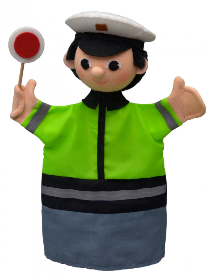 Policista 27 cm, maňásek