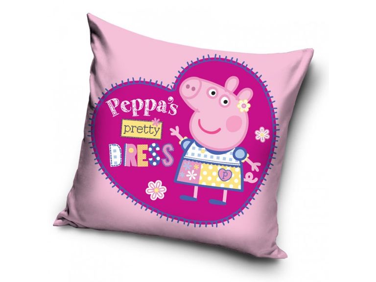 Carbotex Povlak na polštářek Prasátko Peppa Modelka - vyp