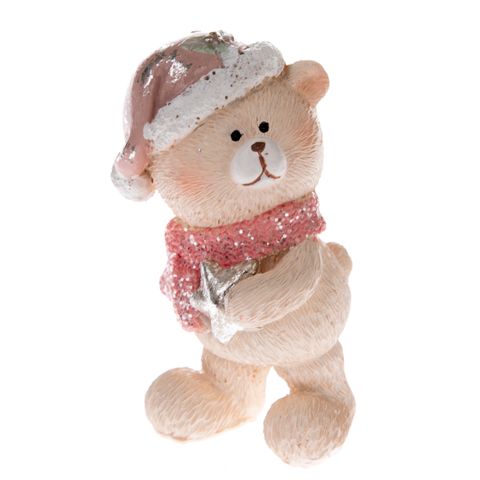 Obrázek produktu: Polyresinový medvídek s hvězdou