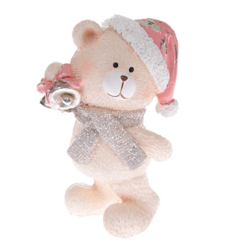 Obrázek produktu: Polyresinový medvídek se zvonečkem
