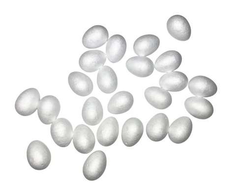 Obrázek produktu: Polystyrenová vajíčka - 25 ks, 40 × 60 mm