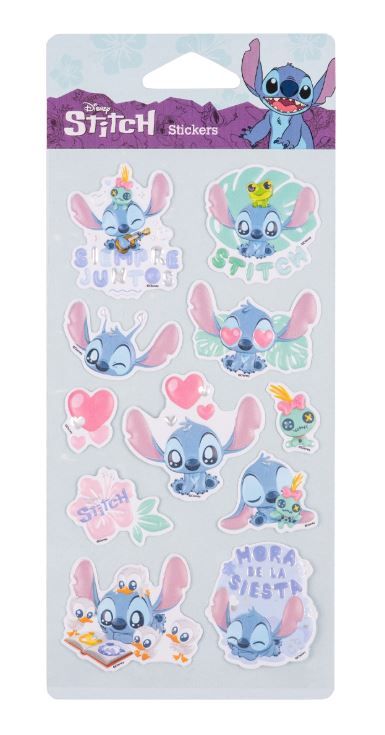 Pop-Up samolepky Colorino Stitch Pastel 1 - mix motivů a velikostí