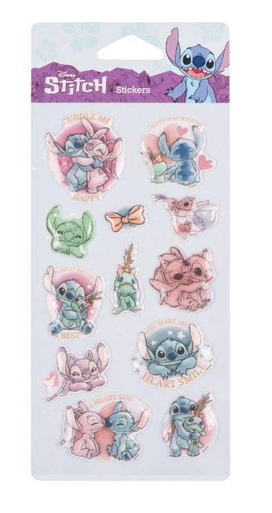 Obrázek produktu: Pop-Up samolepky Colorino Stitch Pastel 3 - mix motivů a velikostí