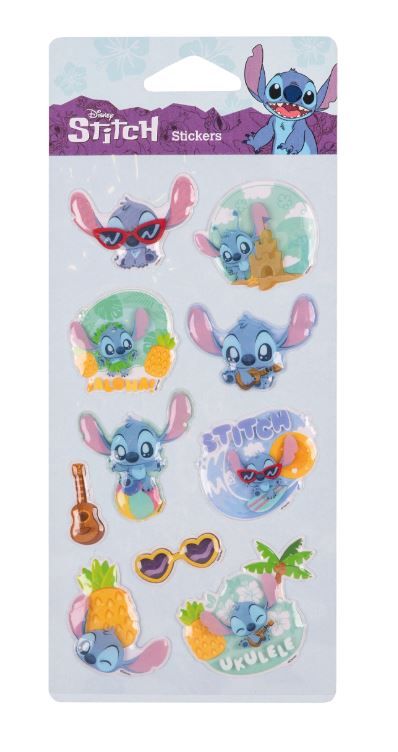 Pop-Up samolepky Colorino Stitch Pastel 5 - mix motivů a velikostí