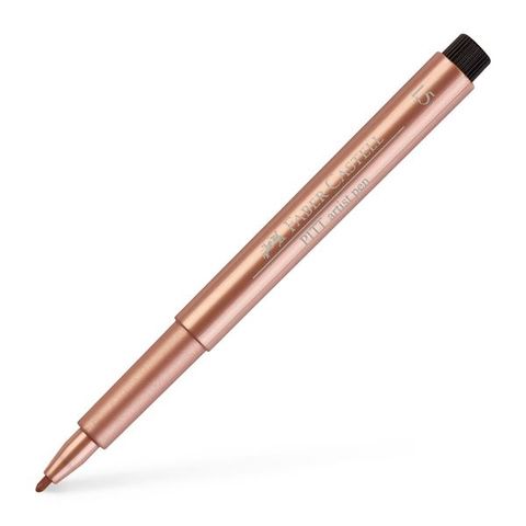 Obrázek produktu: Popisovač Faber-Castell Pitt Artist Pen B Metalický - Měděná