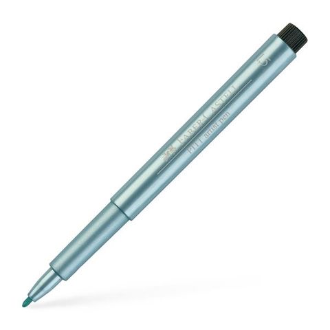 Obrázek produktu: Popisovač Faber-Castell Pitt Artist Pen B Metalický - Modrá
