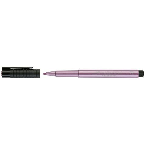 Obrázek produktu: Popisovač Faber-Castell Pitt Artist Pen B Metalický - Rubínová