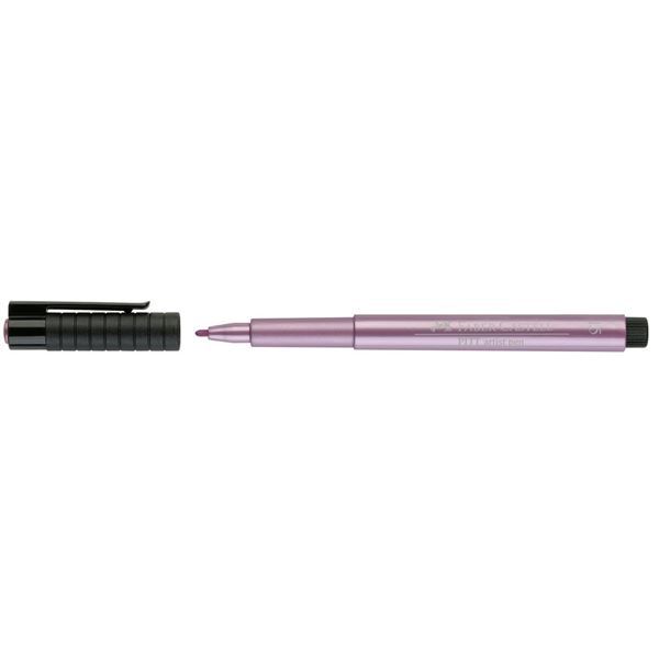 Popisovač Faber-Castell Pitt Artist Pen Metallic rubínový