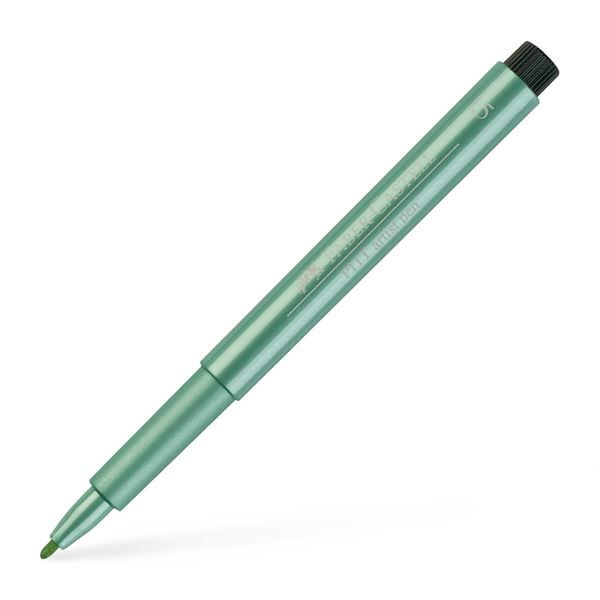 Popisovač Faber-Castell Pitt Artist Pen Metallic zelený