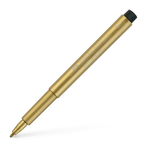 Obrázek produktu: Popisovač Faber-Castell Pitt Artist Pen B Metalický - Zlatá