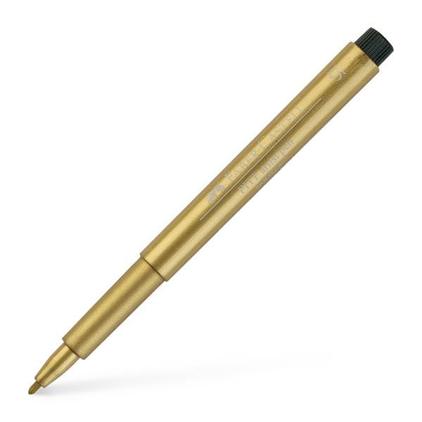 Popisovač Faber-Castell Pitt Artist Pen Metallic zlatý