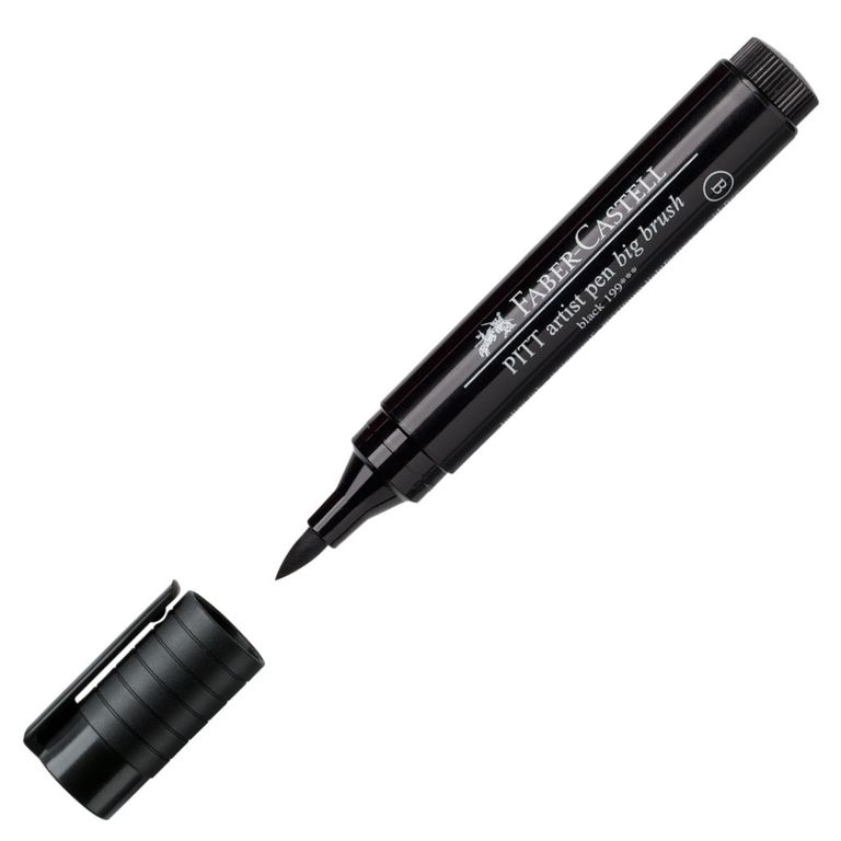 Popisovač Faber Castell Pitt Artist Pen Big Brush černá Faber-Castell