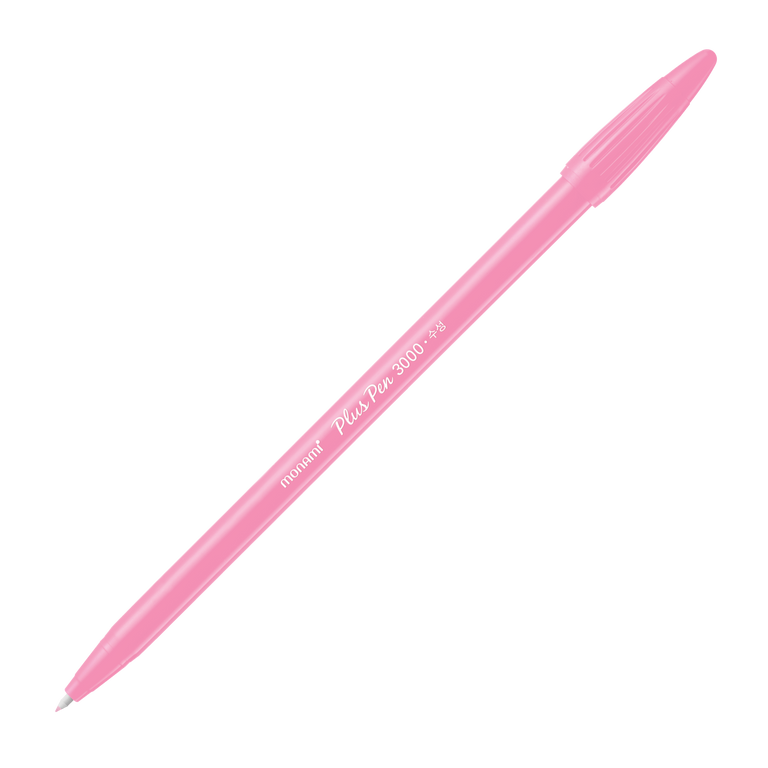Popisovač Monami Plus Pen 3000 0,4 mm - pure-pink