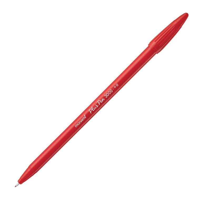 Popisovač Monami Plus Pen 3000 0,4 mm - red