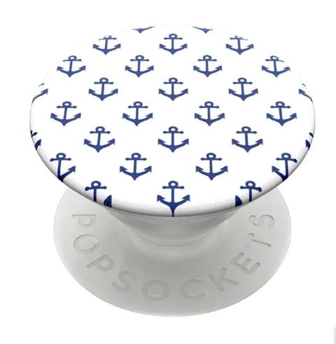 Obrázek produktu: PopSockets Original PopGrip - Modré kotvičky (Anchors Away White)