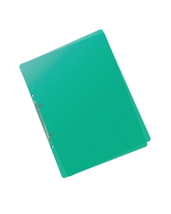 Pořadač 2kroužek A5 2,5 cm průhledný PP - zelený