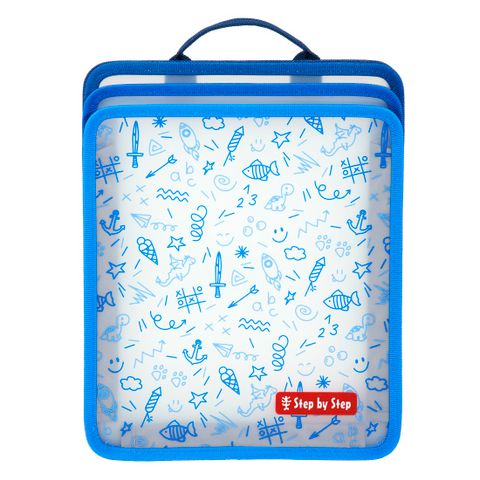 Obrázek produktu: Pořadač do aktovek/batohů Step by Step, modrý