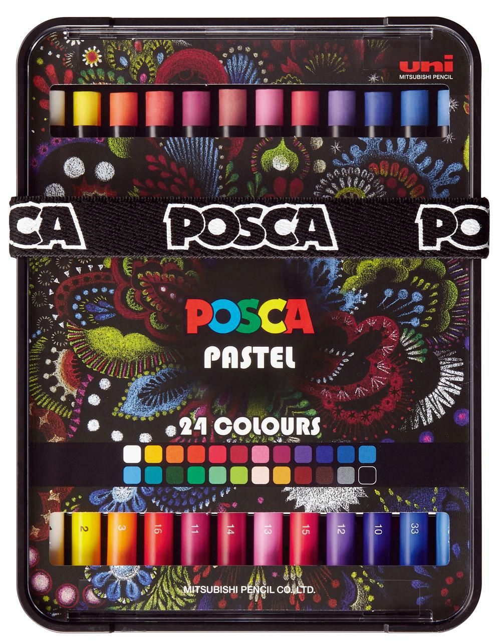 POSCA pastely, 24 barev
