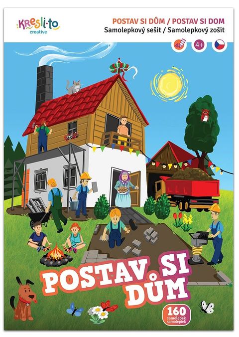 Obrázek produktu: Postav si dům - samolepkový sešit