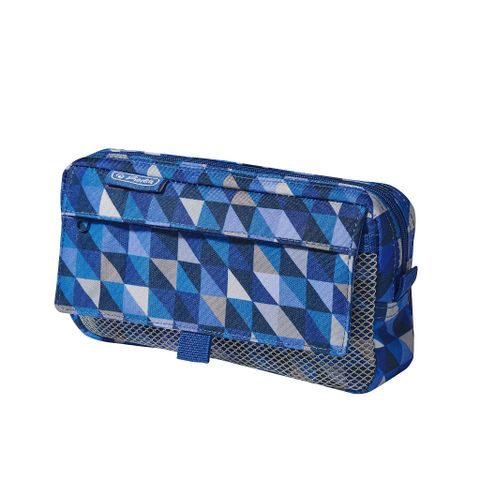 Obrázek produktu: Pouzdro Herlitz - 2 kapsy - Geometric Blue