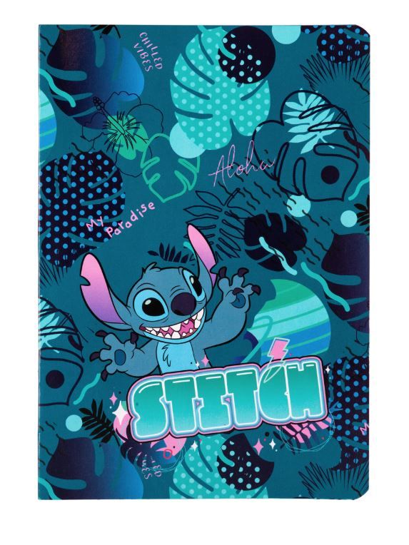 Poznámkový sešit Colorino A5 32 l. linkovaný - Stitch motiv 1
