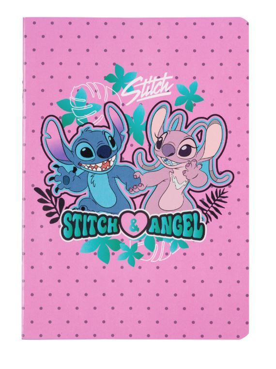 Poznámkový sešit Colorino A5 32 l. linkovaný - Stitch motiv 3