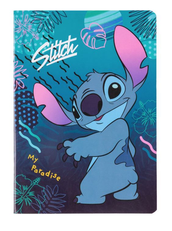 Poznámkový sešit Colorino A5 32 l. linkovaný - Stitch motiv 4