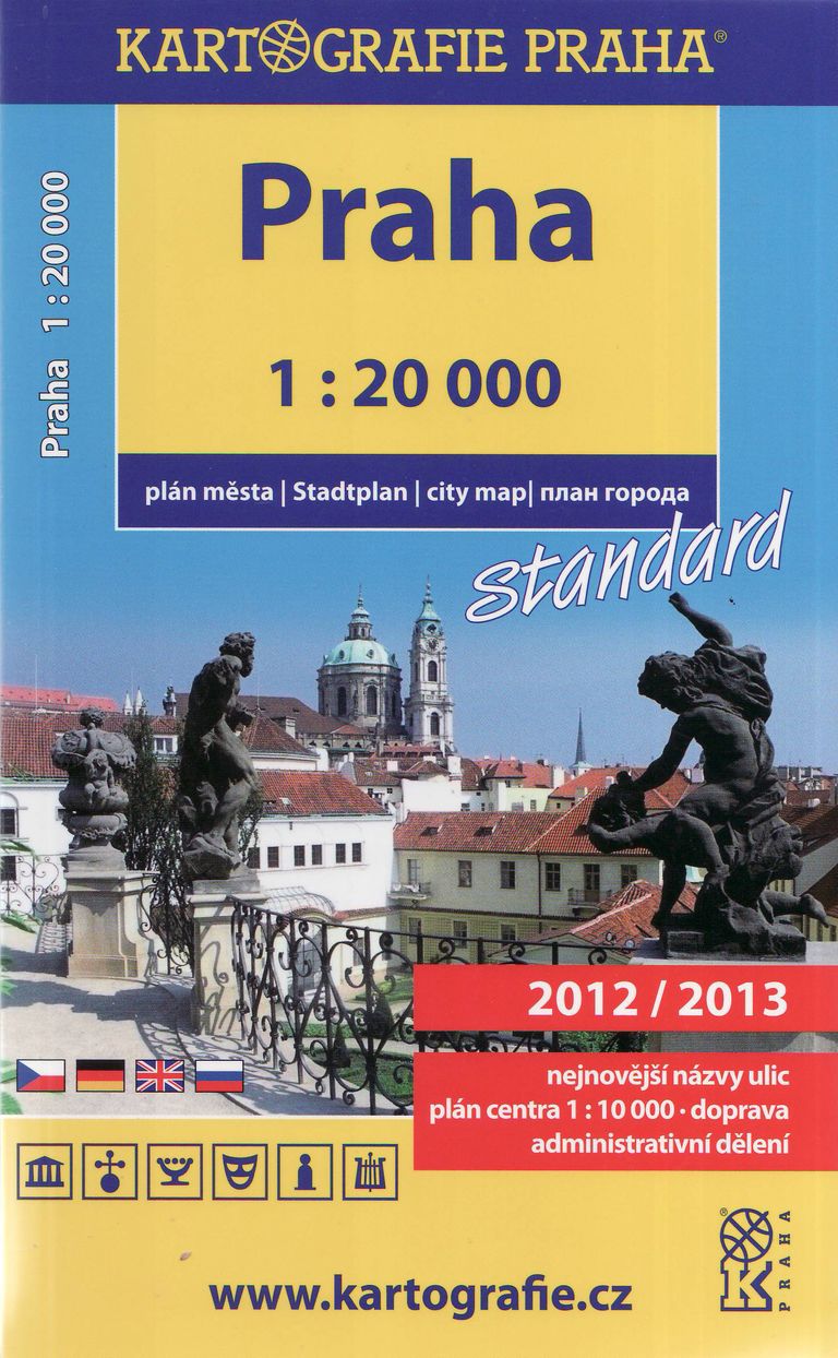 Praha 1:20 000 - atl. knižní Kartografie
