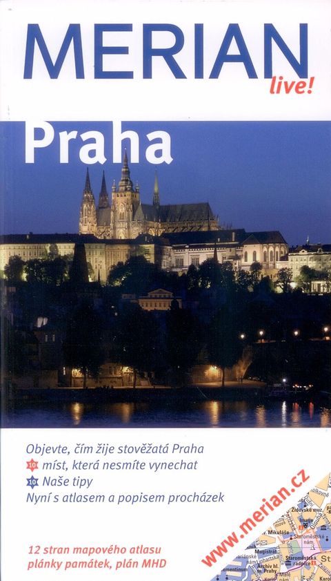 Obrázek produktu: Praha - průvodce Merian č.58 - 2.vydání /Česká republika/