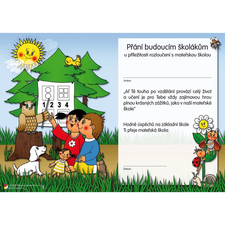 Přání budoucím školákům