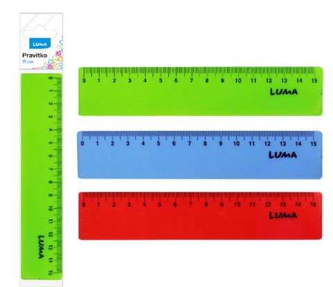 Obrázek produktu: Pravítko LUMA 15 cm - mix barev