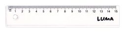 Obrázek produktu: Pravítko LUMA 15 cm - průhledné