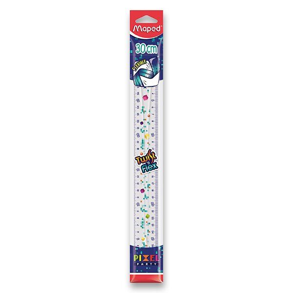 Pravítko Maped Twist´n Flex Pixel Party 30 cm Maped