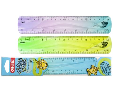 Obrázek produktu: Pravítko ohebné DELI 20 cm - mix barev