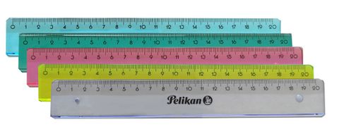 Obrázek produktu: Pravítko Pelikan 20 cm plastové - mix barev