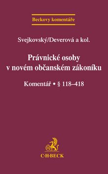 Obrázek produktu: Právnické osoby v novém občanském zákoníku.