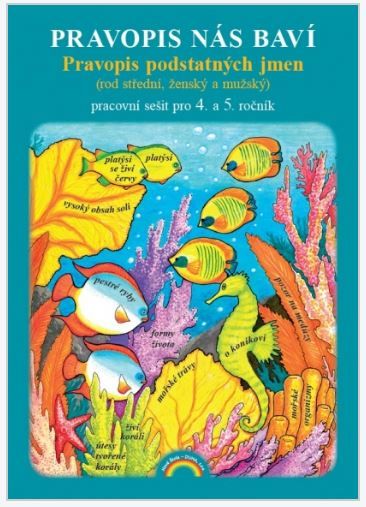 Pravopis nás baví - pravopis podstatných jmen (rod střední, ženský a mužský)