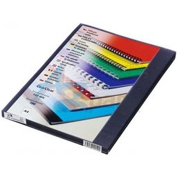 Obrázek produktu: Přední desky pro kroužkovou vazbu čiré, A4, 100 ks, PVC 150 mic