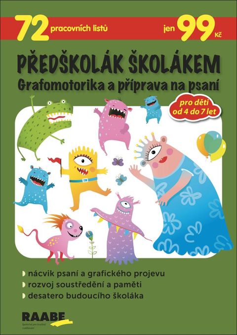 Obrázek produktu: Předškolák školákem Grafomotorika a příprava na psaní