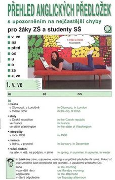 Obrázek produktu: Přehled anglických předložek pro žáky ZŠ a studenty SŠ