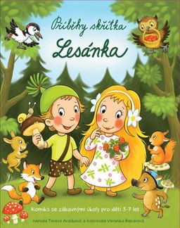 Obrázek produktu: Příběhy skřítka Lesánka - Komiks se zábavnými úkoly pro děti 3-7 let