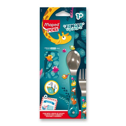 Obrázek produktu: Příbor MAPED Miniz Jungle Fever - 2 ks