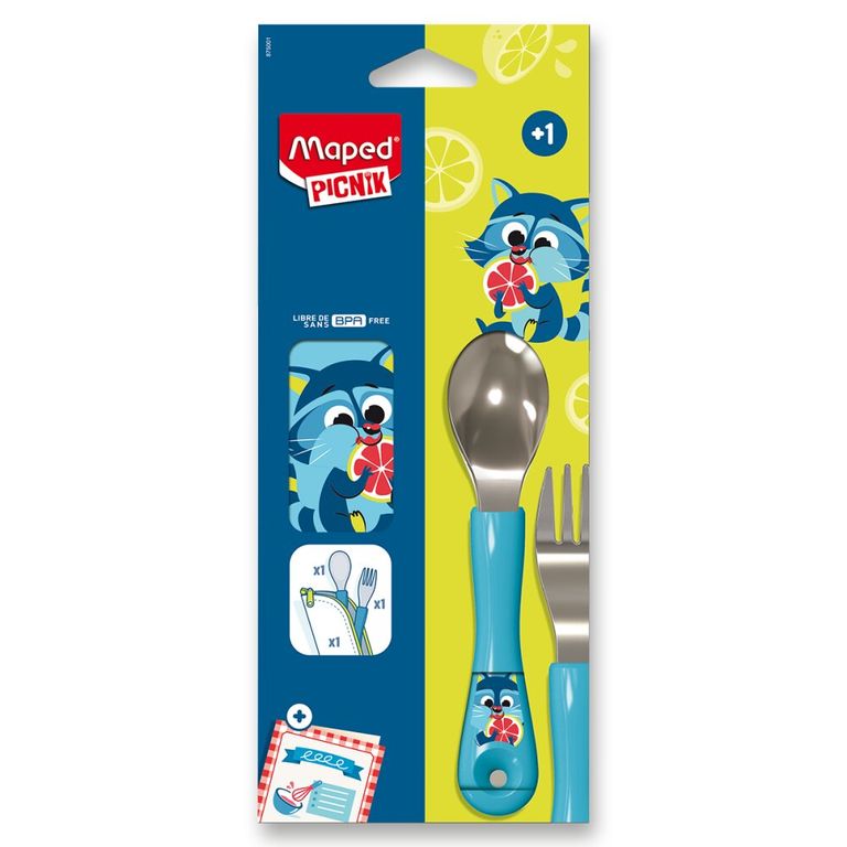Příbor Maped Miniz Raccoon 2 ks Maped