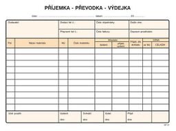 Obrázek produktu: Příjemka, převodka, výdejka A5 NCR (100 l.)