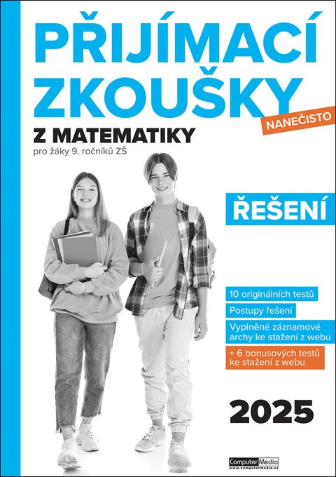 Obrázek produktu: Přijímací zkoušky nanečisto z matematiky - Řešení