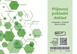 Obrázek produktu: Příjmový pokladní doklad samopropis - číslovaný