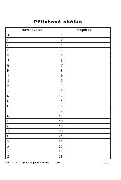 Přílohová obálka